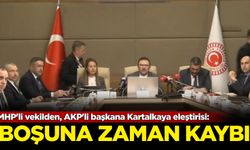 MHP'li vekilden, AKP'li başkana Kartalkaya eleştirisi: Boşuna zaman kaybı!