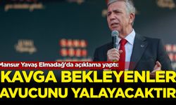 Mansur Yavaş Elmadağ'da açıklama yaptı: Kavga bekleyenler avucunu yalayacaktır!