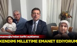 İmamoğlu'ndan tarihi açıklama: Kendimi milletime emanet ediyorum!