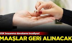 SGK boşanma davalarını inceliyor: Maaşlar geri alınacak!