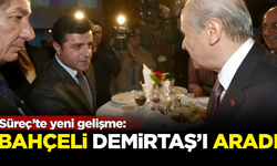 Süreç’te yeni gelişme: MHP Lideri Bahçeli, Selahattin Demirtaş'ı aradı