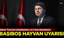 Bakan Tunç'tan belediyelere ve il özel idarelerine başıboş hayvan uyarısı!