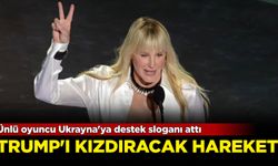 Ünlü oyuncudan Ukrayna'ya destek sloganı: Trump'ı kızdıracak o hareket...