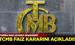 TCMB faiz kararını açıkladı: Politika faizi yeniden düşürüldü!