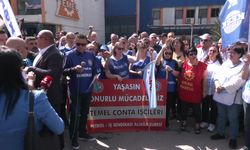 Grevdeki Temel Conta işçilerine mesai arkadaşlarından fiziksel müdahale