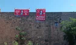 Diyarbakır’da İmamoğlu’nun pankartını surlara asan CHP’liler ‘şüpheli’ sıfatıyla ifadeye çağrıldı