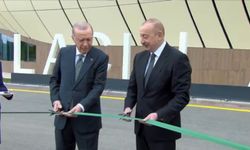 Erdoğan, Aliyev ile Laçın havalimanının açılışını yaptı