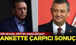 Ankette çarpıcı sonuç: CHP zirvede, AKP’nin eriyişi sürüyor!