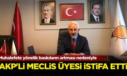 Muhalefete yönelik baskıların artması nedeniyle AKP'li meclis üyesi istifa etti!