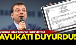 Ekrem İmamoğlu'ndan 'diploma iptali' kararına 'iptal' davası!