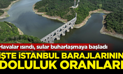 Sular buharlaşıyor! İşte İstanbul barajlarının doluluk oranları