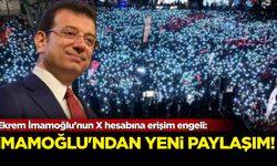 X hesabı engellenen İmamoğlu'ndan yeni paylaşım: 'Biz pes etmeyeceğiz siz pes edeceksiniz'