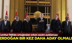 Cumhur İttifakı ortağından erken seçim açıklaması: Erdoğan bir kez daha aday olmalı