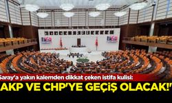 Saray'a yakın kalemden dikkat çeken istifa kulisi