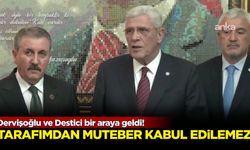 Dervişoğlu ve Destici bir araya geldi: Gündemde 'süreç' var