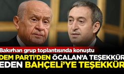 DEM Parti'den Öcalan'a teşekkür eden MHP Lideri Devlet Bahçeli'ye teşekkür