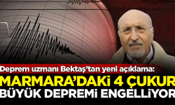İstanbul depremiyle ilgili flaş açıklama: Marmara'daki 4 büyük çukur...