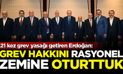 21 kez grev yasağı getiren Erdoğan: Grev hakkını rasyonel zemine oturttuk