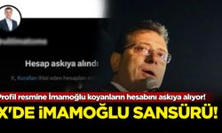 X, profil resmine İmamoğlu koyanların hesabını askıya alıyor!
