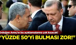 Erdoğan Arınç'ın bu açıklamalarına çok kızacak! 'Yüzde 50'yi bulması zor'