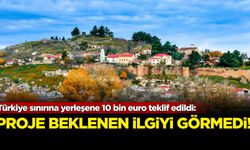 Türkiye sınırına yerleşene 10 bin euro teklif edildi: Beklenen ilgiyi görmedi!