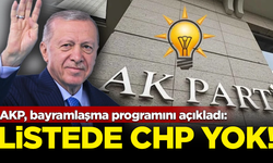 AKP, bayramlaşma programını açıkladı! Listede CHP yok