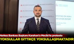 Merkez Bankası Başkanı Karahan'a Meclis'te protesto