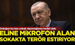 Erdoğan bu kez sokak röportajlarını hedef aldı: Eline mikrofon alan sokakta terör estiriyor