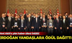 Erdoğan yandaşlara ödül dağıttı: Yeni Akit'e yılın haber sitesi ödülü!