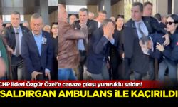 SON DAKİKA: CHP lideri Özgür Özel'e cenaze çıkışı yumruklu saldırı!