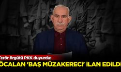 Terör örgütü PKK duyurdu: Öcalan 'baş müzakereci' ilan edildi