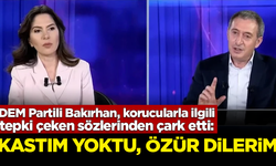 DEM Partili Bakırhan, korucularla ilgili tepki çeken sözlerinden çark etti: Kastım yoktu, özür dilerim