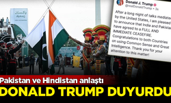 SON DAKİKA! Pakistan ve Hindistan anlaşmaya vardı: ABD Başkanı Trump duyurdu