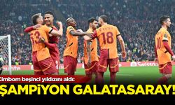 Cimbom beşinci yıldızını aldı: Şampiyon Galatasaray!