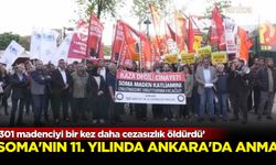 Soma’nın 11. yılında Ankara’da anma: ‘301 madenciyi bir kez daha cezasızlık öldürdü’