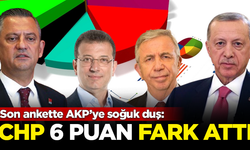 Son ankette AKP'ye soğuk duş! CHP 6 puan fark attı