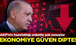 AKP’nin hazırlattığı ankette şok sonuçlar: Ekonomiye güven dipte!