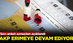 Son anket sonuçları açıklandı! AKP'nin oyları erimeye devam ediyor