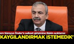 Sırrı Süreyya Önder’e suikast girişimine ilişkin açıklama: 'Kaygılandırmak istemedik'