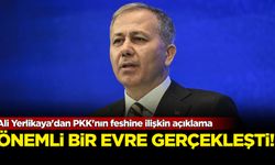 Ali Yerlikaya'dan PKK'nın feshine ilişkin açıklama