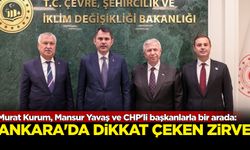 Bakan Murat Kurum, Mansur Yavaş ve iki CHP'li başkanla bir araya geldi