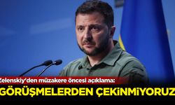 Zelenskiy'den müzakere öncesi açıklama: Görüşmelerden çekinmiyoruz!