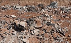 Malatya'da TOKİ tarafından temeli atılan Cemevi ve spor tesisi temeli tahrip edildi