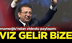 İmamoğlu'ndan videolu paylaşım: Vız gelir bize