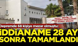 Depremde 68 kişiye mezar olmuştu: İddianame 28 ay sonra tamamlandı