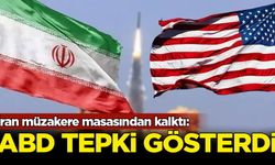 İran müzakere masasından kalktı: ABD tepki gösterdi
