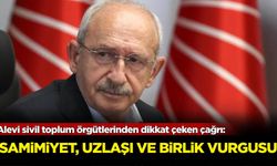 Alevi sivil toplum örgütlerinden dikkat çeken çağrı: Samimiyet, uzlaşı ve birlik vurgusu