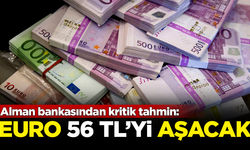 Alman bankasından kritik tahmin: Euro 56 TL'yi aşacak