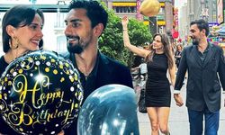 Alina Boz yeni yaşını eşi Umut Evirgen ile New York'ta kutladı