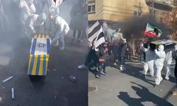 Maç öncesi İsrail bayrağıyla tabutlu protesto